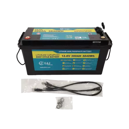 E&J EJ12-300HBT LiFePO4-akku12.8V300Ah - Li-ion ajovoima- ja teollisuusakut - 700493 - 1