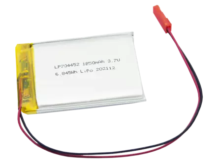 Li-polymer Akku 3.7v 1850mah LP704452 - Li-polymer kennot/akut - 64783 - 1