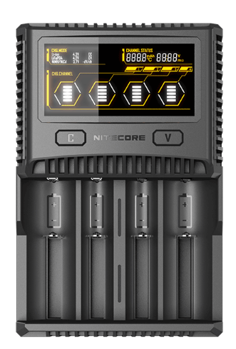 Nitecore Laturi SC4 superb 3A EU - NiCd-,NiMH-,Li-ion-, LiPo-laturit - 6952506491513 - 1