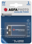 Agfa photo alkaliparisto 9V 1kpl Blis - 9V alkaliparistot - 4250175803043 - 1