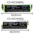 Moser akku 1.2v 2000mah 1852-7531 - Hyvinvointi- ja terveysakut - 4894128150213 - 4
