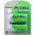 PKCELL D Ready To Use 1.2v 9000mah - C,D,9V Akut ja kennot - 6942449546203 - 2