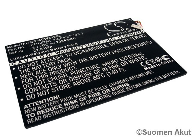 Acer Tablet akku Iconia Tab A3 CS - Muiden merkkien tablettien akut - 4894128079163 - 1