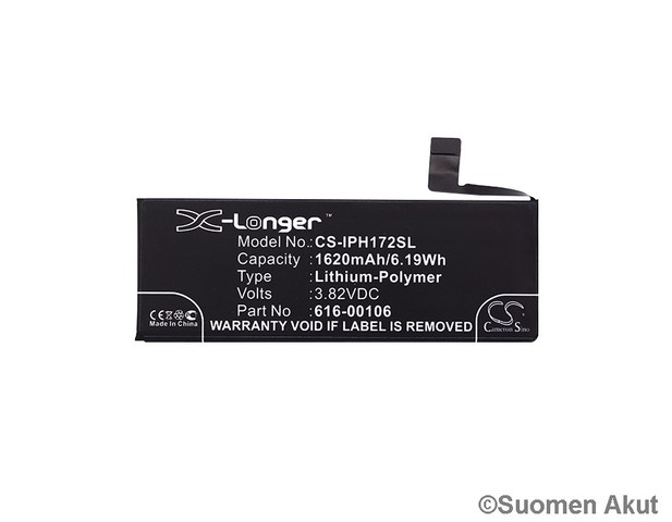 Apple Puhelimen tarvikeakku iPhone SE - Apple kännykän akut - 4894128119043 - 1