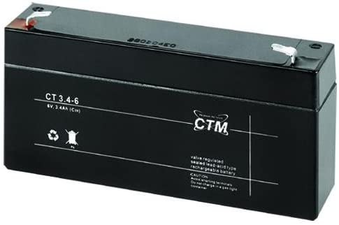 CTM CT3.4-6 Agm-akku 6v 3.4Ah - AGM ajovoima- ja teollisuusakut - 700233 - 1