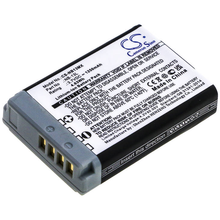 Canon Akku 3.7v 1250mah liion NB-13L CS - Canon kameranakut - 4894128168973 - 1