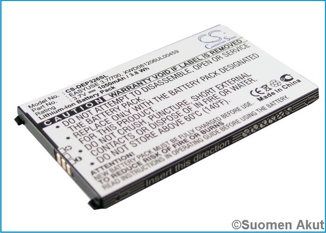Doro puhelimen akku 326 CS 1050mah - Doro kännykän akut - 4894128048893 - 1