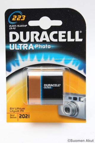 Duracell Lithiumparisto CR-P2 6V - 6V Lithiumparistot - 5000394223103 - 1