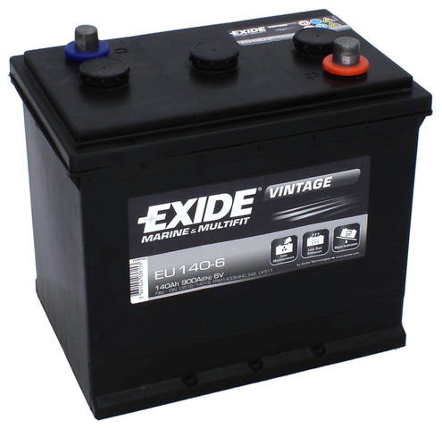 Exide EU140-6 akku 6V 140AH - Exide käynnistysakut - 3661024036153 - 1