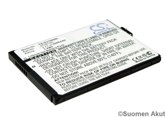 HTC akku ATHE160 3.7V 2200mAh - HTC ja PDA -akut - 4894128001393 - 1