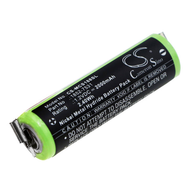 Moser akku 1.2v 2000mah 1852-7531 - Hyvinvointi- ja terveysakut - 4894128150213 - 1