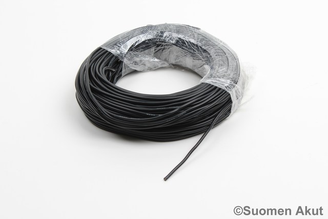 Silikonikaapeli 18AWG musta 1 metri - Silikonikaapelit - 2823 - 1