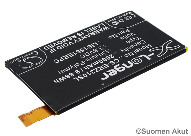 Sony Ericsson 3.8V 2600mAh Li-poXperiac4 - Sony Ericsson kännykän akut - 4894128097983 - 1