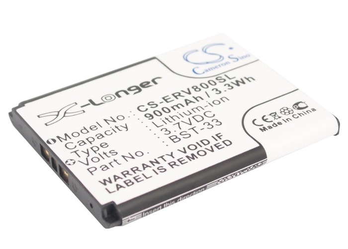 Sony Ericsson BST-33 3.7V 900mAh Li-Ion - Sony Ericsson kännykän akut - 4894128000693 - 1