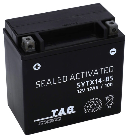 TAB Mp-Akku SYTX14-BS 12V 12Ah 200A - AGM MP- ja kelkan akut - 8435336100513 - 1