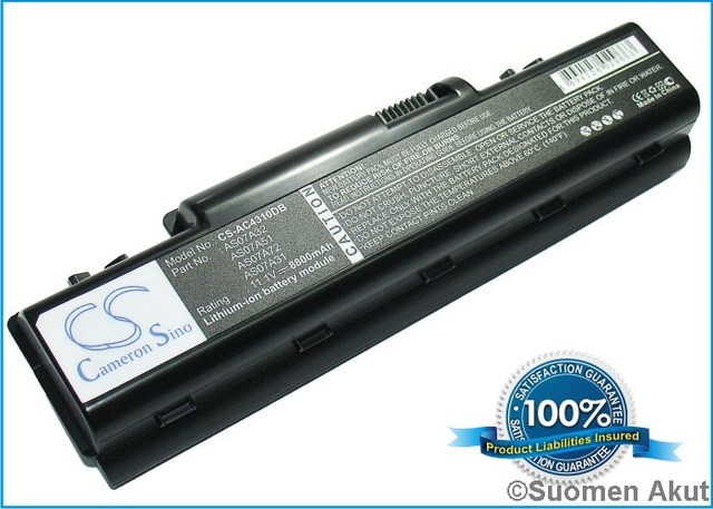 Tietokoneen Akku ACER 11,1V 8800mA(29) - Acer kannettavan akut - 4894128029663 - 1