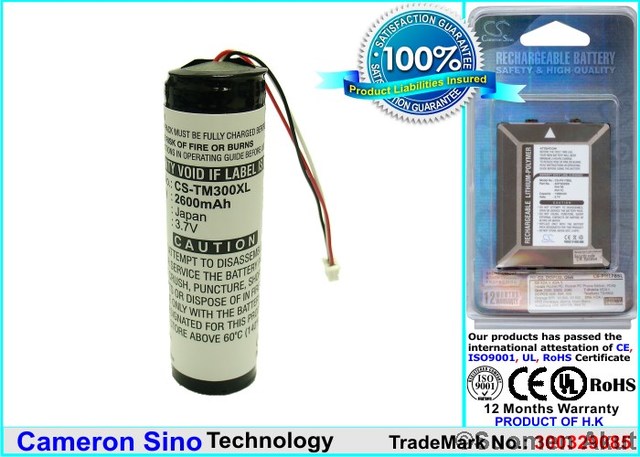 TomTom akku GO300 3.7v2600mAh pötkö - TomTom navigaattorin akut - 4894128017943 - 1