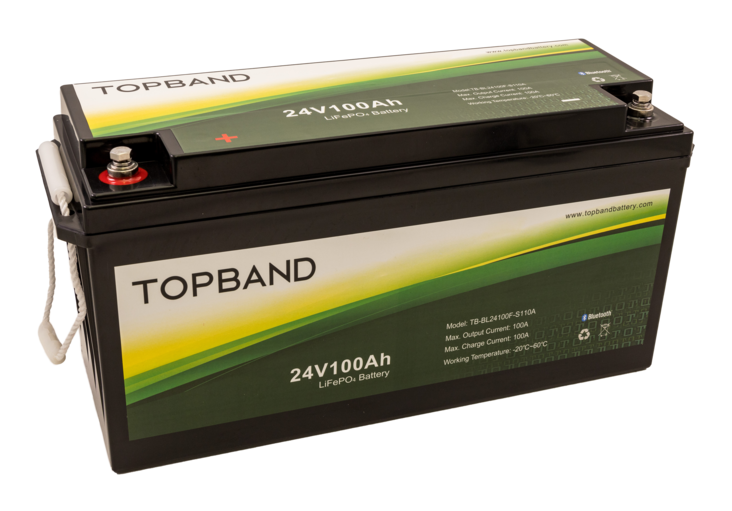 Topband TB24100B Li-ion akku25,6V100Ah - Li-ion ajovoima- ja teollisuusakut - 217313 - 1
