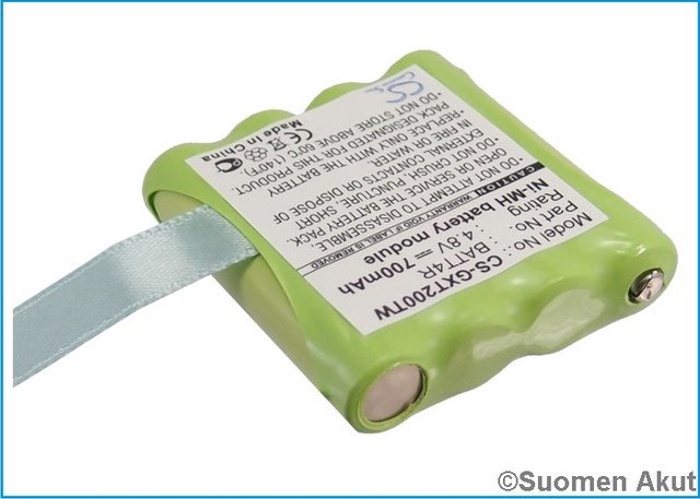 VHF akku Motorola 4.8V 700mAh nimh - Motorola VHF-akut - 4894128029113 - 1
