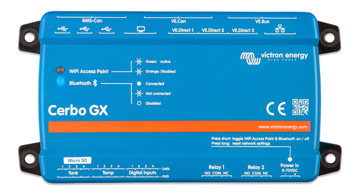 Victron Cerbo GX control - Hallinta ja ohjelmointi - 8719076048763 - 1
