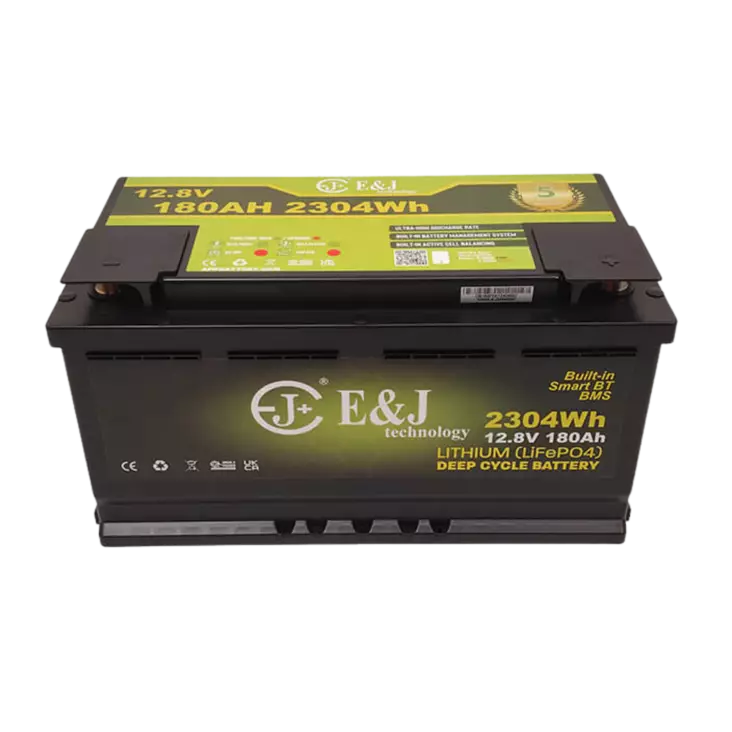 E&J 12180HBT Li-ion akku12,8V180Ah - Li-ion ajovoima- ja teollisuusakut - 14752663 - 1