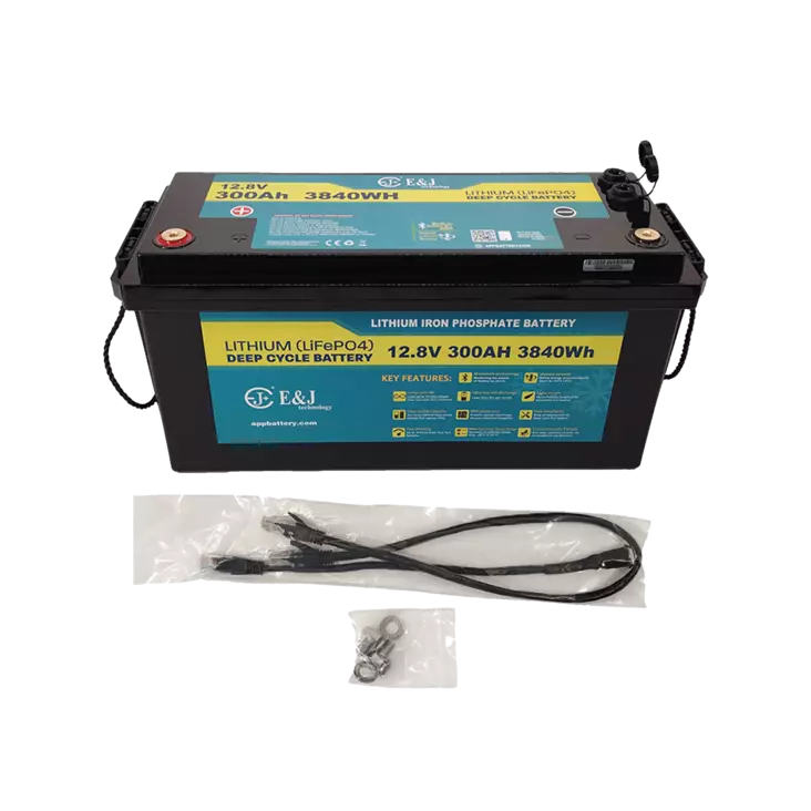 E&J EJ12-300HBT LiFePO4-akku12.8V300Ah - Li-ion ajovoima- ja teollisuusakut - 700493 - 1