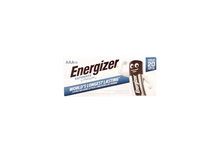 Energizer AAA 1.5v lithiumparisto 10kpl - AA & AAA 1.5V lithiumparistot - 7638900343533 - 2