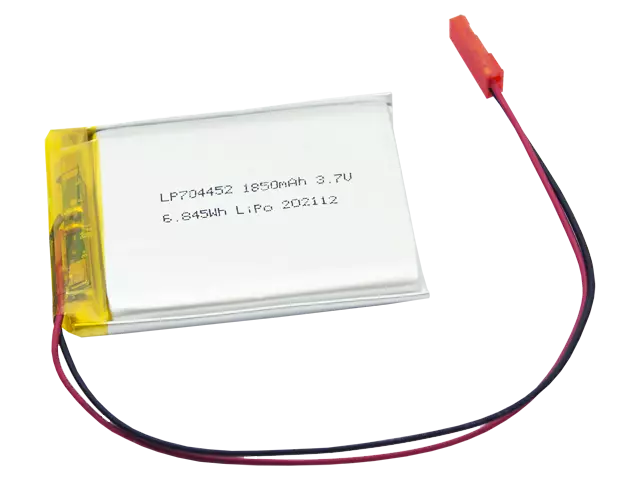 Li-polymer Akku 3.7v 1850mah LP704452 - Li-polymer kennot/akut - 64783 - 1