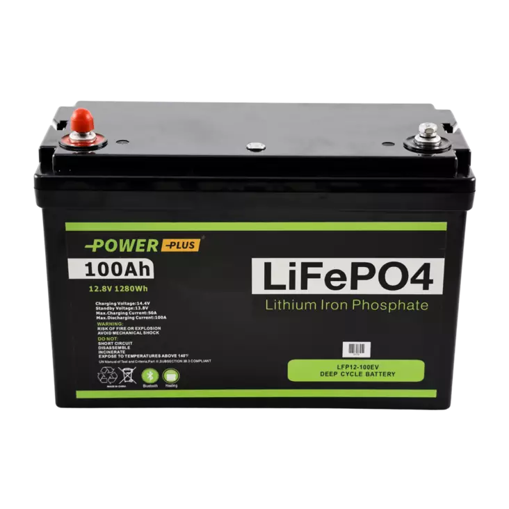 Power Plus LFP12-100EV akku12,8V100Ah - Li-ion ajovoima- ja teollisuusakut - 2173 - 1