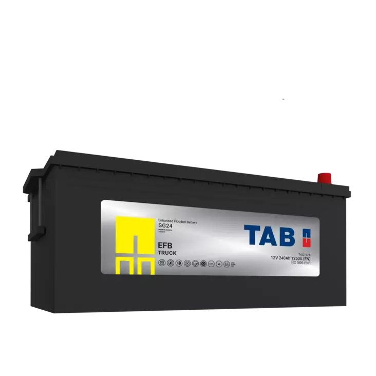 TAB käynnistysakku EFB SG24 STOP&GO 12V 240Ah 1250A(EN - Tab käynnistysakut - 3838807042773 - 2