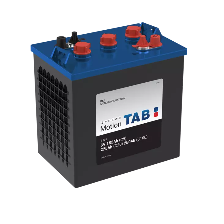 TAB Motion BCI B225 6V 225AH/20HR DT - Putki- ja massalevyakut - 3838807053663 - 3