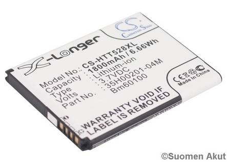 HTC akku C520e 3.8v 1800mAh Liion - HTC ja PDA -akut - 4894128068044 - 1