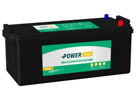 Power Plus Dual AGM LPM12-180HD12V 180Ah - Power plus vene- ja vapaa-ajan akut - 900004 - 2