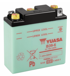 Yuasa Mp-Akku B39-6 6V 7.4Ah - MP- ja kelkan korkilliset vakioakut - 5050694005244 - 1