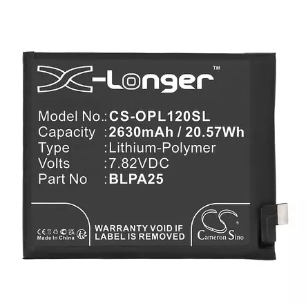 Puhelimen akku Oneplus 7.82V 2630mAh - Oneplus kännykän akut - 4894128199014 - 2