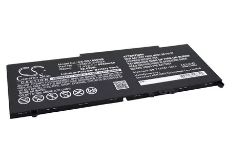 Tietokoneen Akku Dell 7.4V 6850mAh(241) - Dell kannettavan akut - 4894128098324 - 2