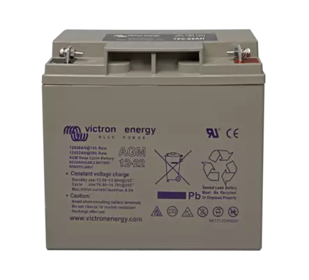 Victron Deep cycle Agm-Akku 12v 22Ah - AGM ajovoima- ja teollisuusakut - 8719076036944 - 1