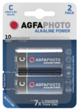 Agfa alkaliparisto 1,5V C 2kpl blist - C alkaliparistot - 4250175803074 - 1