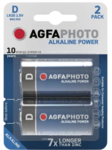 Agfa alkaliparisto 1,5V D 2kpl bliste - D alkaliparistot - 4250175803104 - 1