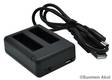 Gopro hero 4 usb laturi 2 paikkainen - Kameran laturit - 4894128093084 - 1