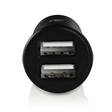 Nedis 12v/24v USB autolaturi 2 porttia - Autopistokelaturit mobiililaitteisiin - 5412810287734 - 2