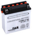 TAB Mp-Akku 12N5.5-4A/C12N5.5-4A 12V 5,5Ah 44A - MP- ja kelkan korkilliset vakioakut - 8435336101954 - 1