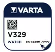 Varta Kellonparisto V329/SR731 1.55V - Varta kellonparistot - 4008496245864 - 2
