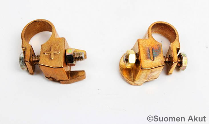 Akkukenkä Ford adapterit + - pari - Akkukengät - 3504 - 1