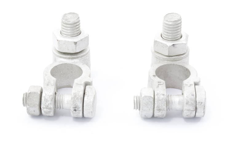 Akkukenkäpari + ja - Raco 10mm2 Pultti - Akkukengät - 7046297282524 - 1