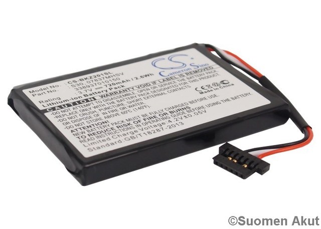 Becker S30 GPS-Akku Liion 3.7v 720mAh - Muiden merkkien navigaattorien akut - 1894128034094 - 1