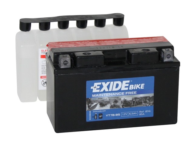 Exide Mp-Akku ET7B-4 12V 6,5Ah 85A(En) - AGM MP- ja kelkan akut - 3661024033794 - 1