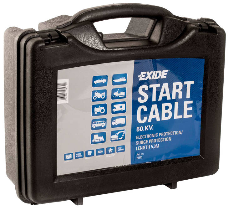Käynnistyskaapelit 50mm2 800A 5 metriä - Käynnistyskaapelit - 7046297232314 - 1