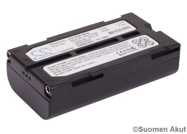 Pentax akku BDC46 7.4V 2000mAh - Pentax kameranakut - 4894128032014 - 1