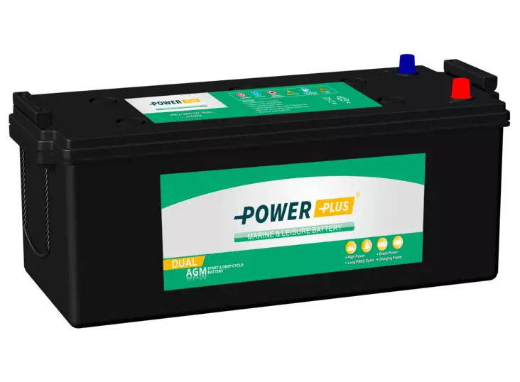 Power Plus Dual AGM LPM12-180HD12V 180Ah - Power plus vene- ja vapaa-ajan akut - 900004 - 2